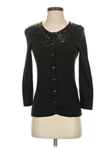 August Silk Cardigan (view 1)