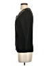 August Silk Black Cardigan Size S - photo 5