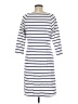 J. McLaughlin Stripes White Casual Dress Size M - photo 2