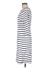 J. McLaughlin Stripes White Casual Dress Size M - photo 5