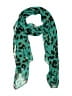 Frenchi 100% Polyester Animal Print Teal Blue Scarf One size - photo 1