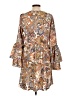 Unbranded Paisley Brown Casual Dress Size L - photo 2