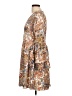 Unbranded Paisley Brown Casual Dress Size L - photo 5