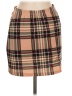 Shein Plaid Brown Tan Casual Skirt Size 6 - photo 1