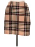 Shein Plaid Brown Tan Casual Skirt Size 6 - photo 2