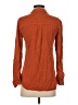Statement 100% Rayon Orange Long Sleeve Blouse Size XS - photo 2