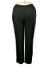 Bend Over 100% Polyester Solid Green Active Pants Size 20w - photo 2