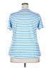 Unbranded Blue Short Sleeve Henley Size 2XL - photo 2