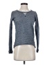 Lucky Lotus Marled Blue Pullover Sweater Size XS - photo 1