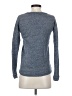 Lucky Lotus Marled Blue Pullover Sweater Size XS - photo 2