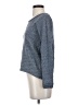 Lucky Lotus Marled Blue Pullover Sweater Size XS - photo 5