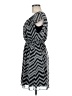 En Focus Studio Chevron-herringbone Black Casual Dress Size 6 - photo 5