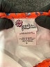 Satin Flowers 100% Polyester Orange Dress Size 6 - photo 3