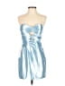 Unbranded Metallic Blue Cocktail Dress Size 4 - photo 1