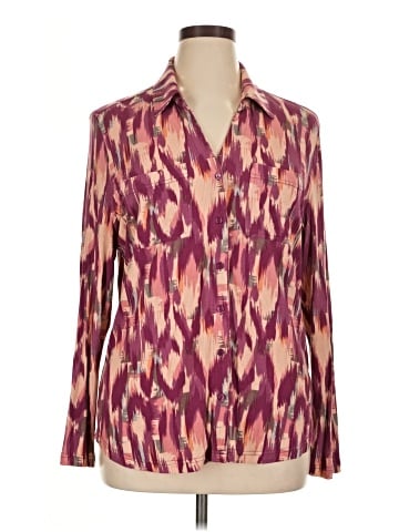 Tribal Jeans Long Sleeve Blouse (view 1)