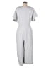 Leith Solid Gray Jumpsuit Size M - photo 2