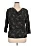 MSK Black 3/4 Sleeve Top Size XL (estimated) - photo 1