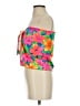 Beach Native Tropical Pink Blue Swimsuit Top One size - photo 5