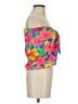 Beach Native Tropical Pink Blue Swimsuit Top One size - photo 4