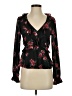 Divided by H&M 100% Polyester Black Long Sleeve Blouse Size 2 - photo 1