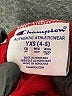 Champion 100% Polyester Red Zip Up Hoodie Size 4 - 5 - photo 3