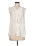 Ember 100% Polyester Ivory Sleeveless Blouse Size L - photo 1