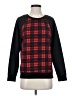 Timing 100% Polyester Plaid Black Sweatshirt Size S - photo 1
