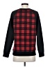 Timing 100% Polyester Plaid Black Sweatshirt Size S - photo 2