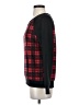 Timing 100% Polyester Plaid Black Sweatshirt Size S - photo 5