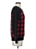 Timing 100% Polyester Plaid Black Sweatshirt Size S - photo 4