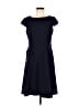 Anne Klein Solid Blue Casual Dress Size 8 - photo 1