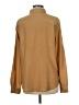 Calvin Klein 100% Polyester Solid Tan Long Sleeve Blouse Size M (estimated) - photo 2