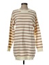 Unbranded 100% Acrylic Stripes Tan Pullover Sweater Size M - photo 1