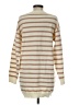Unbranded 100% Acrylic Stripes Tan Pullover Sweater Size M - photo 2