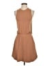 Splendid Solid Tan Casual Dress Size XS - photo 1