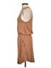 Splendid Solid Tan Casual Dress Size XS - photo 5