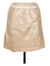 Greylin Metallic Gold Casual Skirt Size M - photo 1