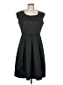 Lands' End Canvas Solid Black Cocktail Dress Size 8 - photo 1