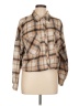 Ci Sono Plaid Tan Brown Long Sleeve Button-Down Shirt Size L - photo 1