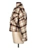 Ci Sono Plaid Tan Brown Long Sleeve Button-Down Shirt Size L - photo 5