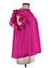 Glam 100% Polyester Pink Short Sleeve Blouse Size M - photo 4