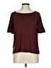 Max Studio Burgundy Short Sleeve Top Size L - photo 1