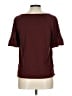 Max Studio Burgundy Short Sleeve Top Size L - photo 2