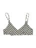 H&M Houndstooth Ivory Swimsuit Top Size 6 - photo 1