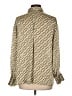 Zara Gold Long Sleeve Blouse Size L - photo 2