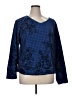 Coldwater Creek 100% Polyester Blue Pullover Sweater Size 1X - photo 1
