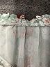 Unbranded 100% Polyester Floral Green Dress Size 8 - 9 - photo 3
