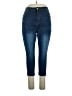 Unbranded Solid Blue Jeans Size 1X - photo 1
