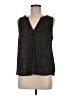 Banana Republic 100% Polyester Animal Print Black Sleeveless Blouse Size M - photo 1