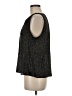 Banana Republic 100% Polyester Animal Print Black Sleeveless Blouse Size M - photo 5